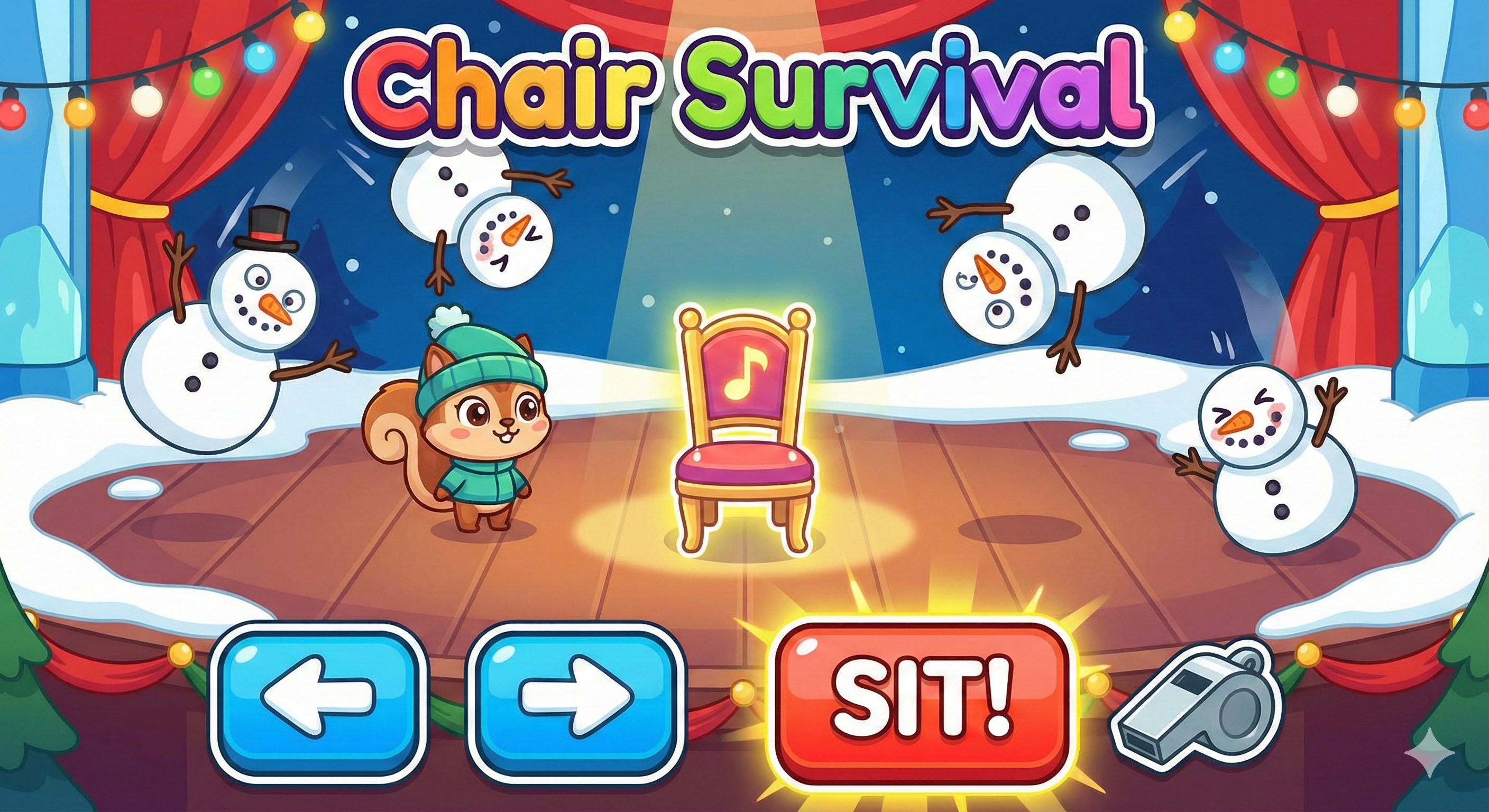 チェア・サバイバルのゲーム画面